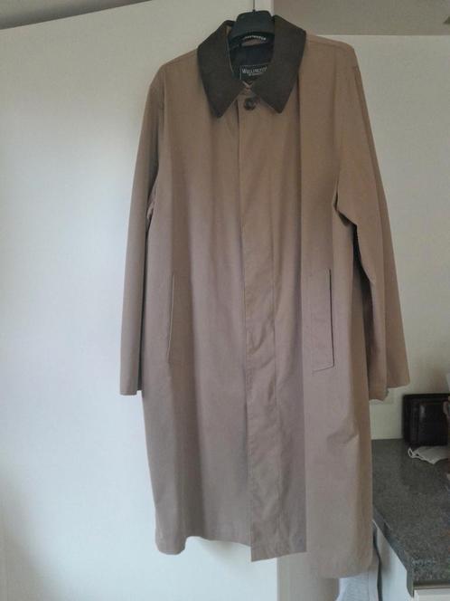 Heren regenjas, suède kraag., Kleding | Heren, Jassen | Zomer, Zo goed als nieuw, Maat 56/58 (XL), Ophalen of Verzenden