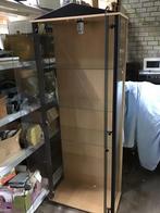 Mooie verlichte vitrinekast met glazen schappen., Zo goed als nieuw, 150 tot 200 cm, 25 tot 50 cm, 50 tot 100 cm