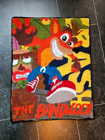 Crash Bandicoot Vloerkleed - Tufting Rug beschikbaar voor biedingen