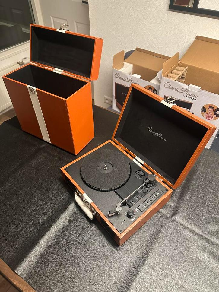Koffer grammofoon platenspeler Lenco Classic Phono, Audio, Tv en Foto, Platenspelers, Nieuw, Platenspeler, Overige merken, Ophalen of Verzenden