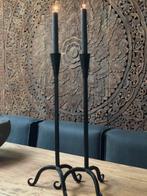 Set smeedijzeren kandelaars, Huis en Inrichting, Woonaccessoires | Kandelaars en Kaarsen, Ophalen of Verzenden