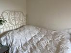 IKEA wit tweepersoonsbed (140x200), Huis en Inrichting, Slaapkamer | Bedden, Nieuw, 140 cm, Metaal, Wit