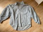 Lichtblauwe blouse maat M/L, Kleding | Dames, Blouses en Tunieken, Ophalen of Verzenden, Zo goed als nieuw, Maat 38/40 (M), Blauw
