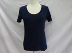 ANNI ROLFI blauw stretch shirt - maat S, Kleding | Dames, T-shirts, Anni rolfi, Zo goed als nieuw, Korte mouw, Maat 36 (S)