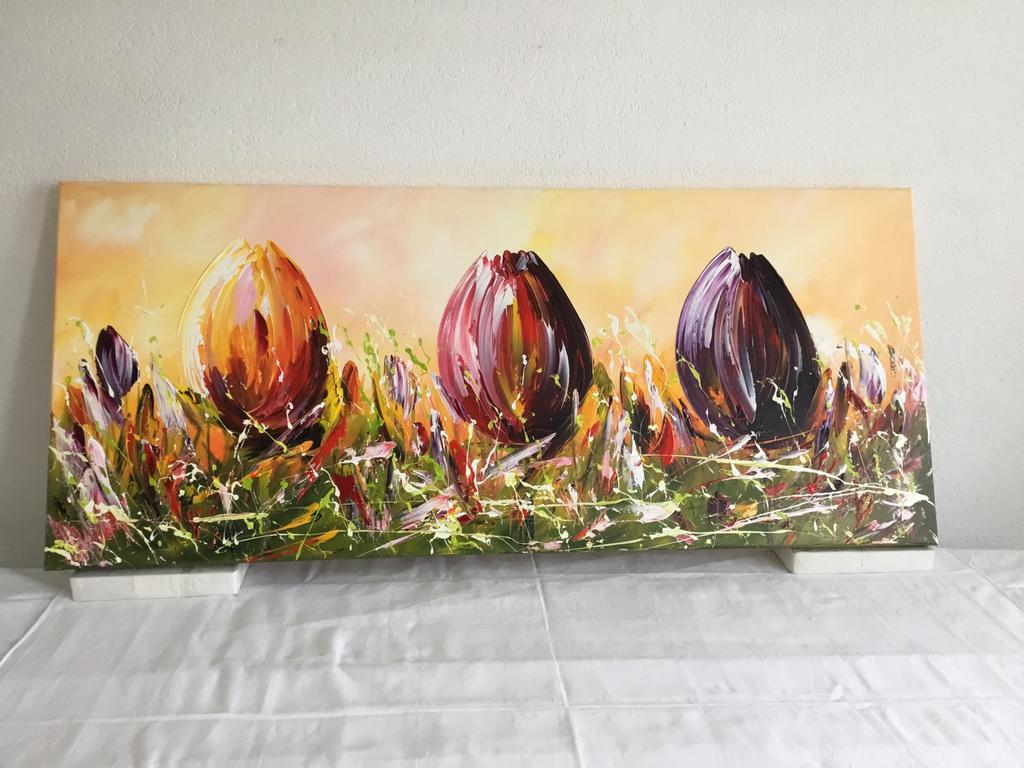 TULPEN SCHILDERIJ  GENA, Ophalen