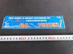 sticker Hengelsport ALBATROS Ga Vissen *, Ophalen, Zo goed als nieuw