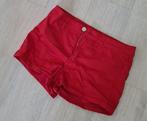 Korte spijkerbroek, rood, maat 38, ongedragen, H&M, Overige kleuren, Nieuw, Ophalen of Verzenden