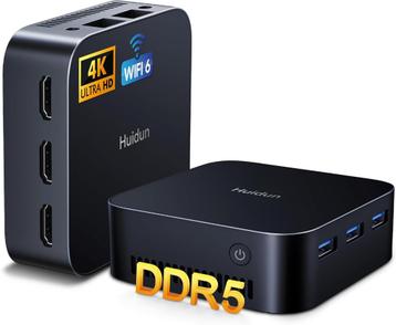 Snelle Mini PC Quadcore 3.4 GHz 16 GB LPDDR5 SSD 512 GB. W11 beschikbaar voor biedingen