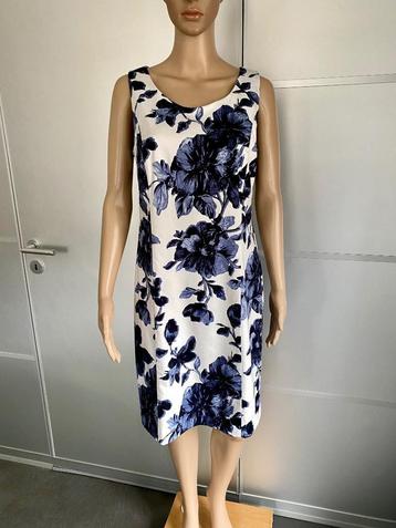 J255 Kyra maat M=38/40 jurk jurkje blauw/wit beschikbaar voor biedingen