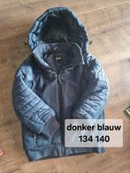 Winterjas 134 blauw, Ophalen of Verzenden, Gebruikt, Jongen, Jas