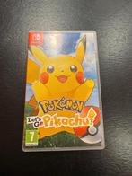 Nintendo Switch Game: Pokemon Lets Go Pikachu, Spelcomputers en Games, Avontuur en Actie, 1 speler, Ophalen of Verzenden, Zo goed als nieuw