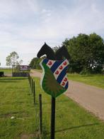 Feestpalen Fries paard en Friese vlag, Overige, Zo goed als nieuw, Ophalen