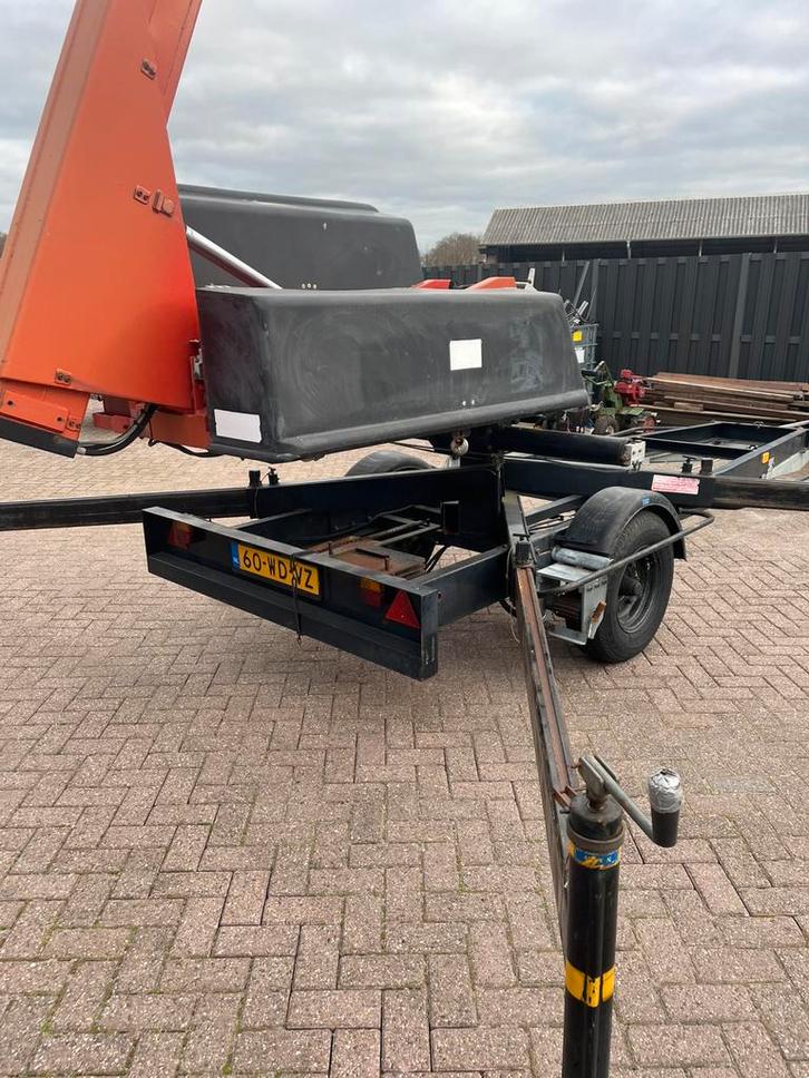 Hercules 20 m aanhanger hoogwerker met movers en nieuwe accu, Zakelijke goederen, Machines en Bouw | Liften, Steigers en Ladders