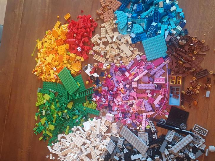 Grote zak LEGO - 1+ kilo!, Kinderen en Baby's, Speelgoed | Duplo en Lego, Gebruikt, Lego, Losse stenen, Ophalen of Verzenden