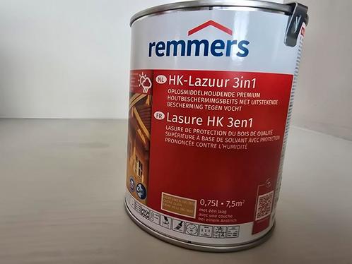 HK lazuur 3in1 0.75 l, Doe-het-zelf en Verbouw, Verf, Beits en Lak, Nieuw, Beits, Minder dan 5 liter, Overige kleuren, Ophalen