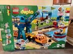 Lego Duplo treinset compleet 10875, 10872, Kinderen en Baby's, Speelgoed | Duplo en Lego, Ophalen of Verzenden, Zo goed als nieuw
