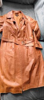 Cognac leren jas Zara Woman, Bruin, Zara, Maat 42/44 (L), Ophalen of Verzenden