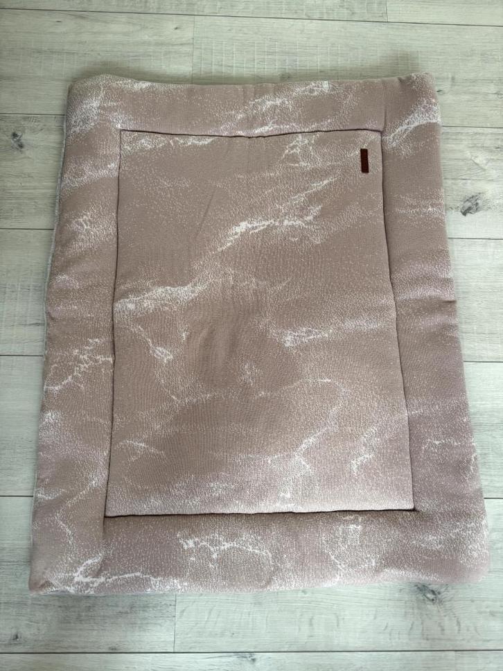 Omkeerbaar boxkleed - Baby's Only (lichtroze/lichtgrijs), Kinderen en Baby's, Boxen, Zo goed als nieuw, Rechthoekig, Boxkleed