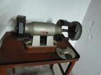 Zware Ø 20cm. Matchless, slijp / polijst machine op  tafel., Ophalen, Zo goed als nieuw, 700 tot 1000 watt, Werkbankslijpmachine