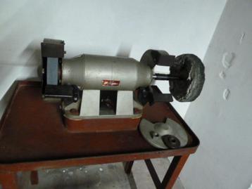 Zware Ø 20cm. Matchless, slijp / polijst machine op  tafel. beschikbaar voor biedingen