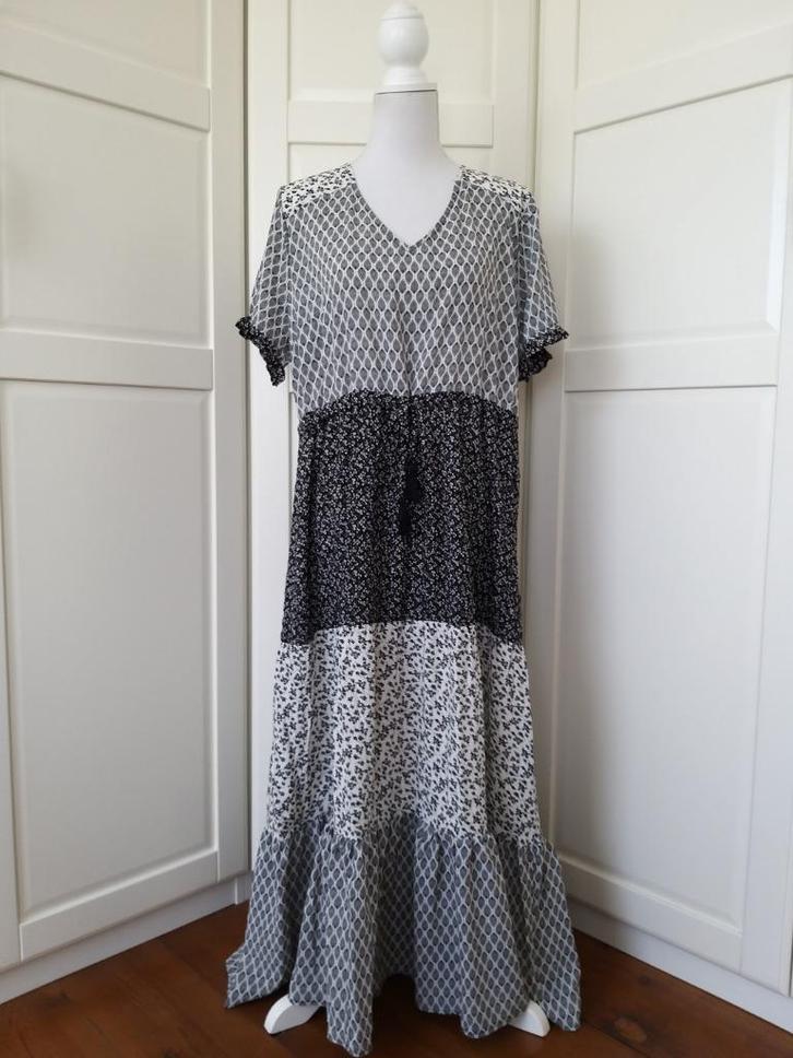 Smashed Lemon nieuwe gipsy hippie jurk, maat XXL 44 (XL), Kleding | Dames, Jurken, Nieuw, Maat 46/48 (XL) of groter, Zwart, Onder de knie