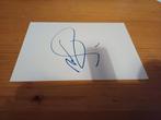 Wilmer Valderrama handtekening gesigneerde index card, Ophalen of Verzenden, Zo goed als nieuw, Foto of Kaart