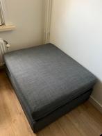 Ikea Vallentuna Slaapfauteuil / Poef - Grijs, Ophalen, Eenpersoons, Zo goed als nieuw, 80 cm