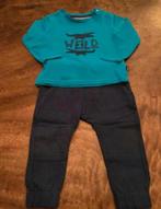 NOPPIES longsleeve mt 80 shirt ‘wild’ + broek, Ophalen of Verzenden, Zo goed als nieuw, Setje, Jongetje