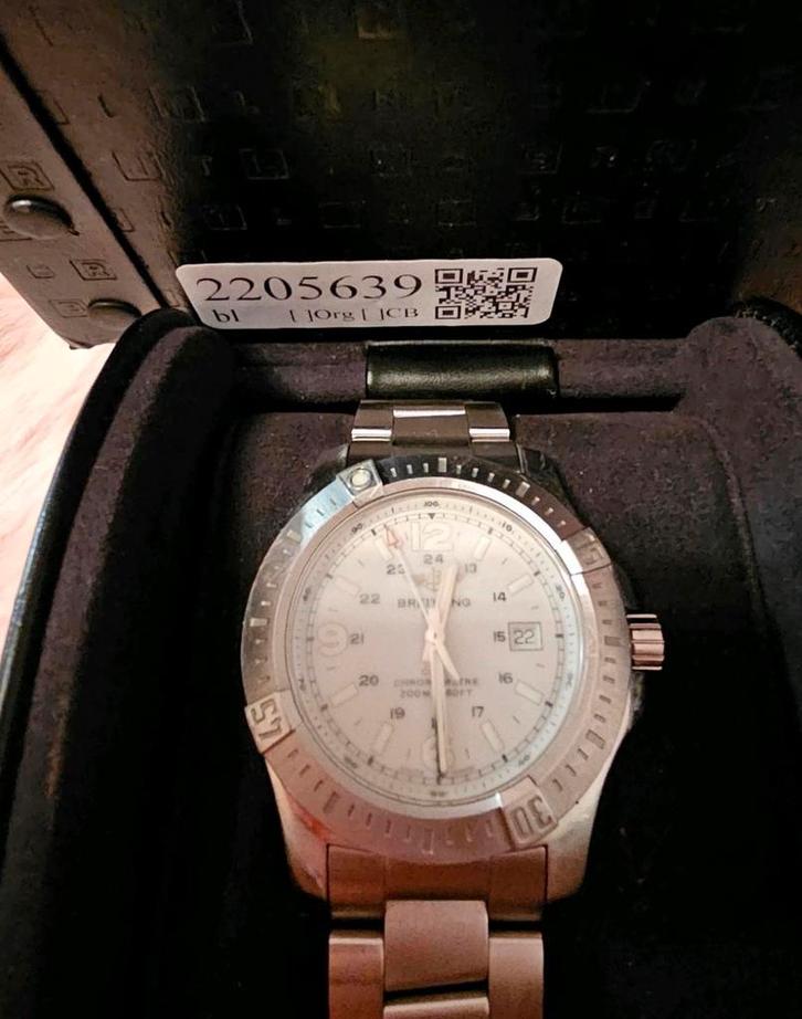 Breitling Colt 44mm Polshorloge, Sieraden, Tassen en Uiterlijk, Horloges | Heren, Gebruikt, Polshorloge, Breitling, Staal, Ophalen of Verzenden