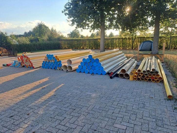 Verschillende diameters pvc buis 63/75/110/160/200/315, Doe-het-zelf en Verbouw, Buizen en Afvoer, Nieuw, Pvc, 80 mm of meer, Ophalen of Verzenden