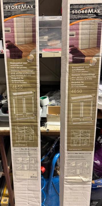 StoreMax Bouwpakket voor schuifdeuren (2x) beschikbaar voor biedingen