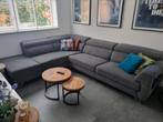 Grijze Hoekbank Pronto Wonen - Verstelbaar!, Huis en Inrichting, Ophalen