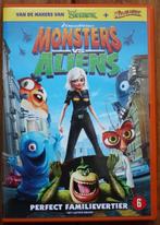 MONSTERS VS ALIENS DVD - vanaf 6 jaar, Ophalen, Europees, Tekenfilm, Zo goed als nieuw