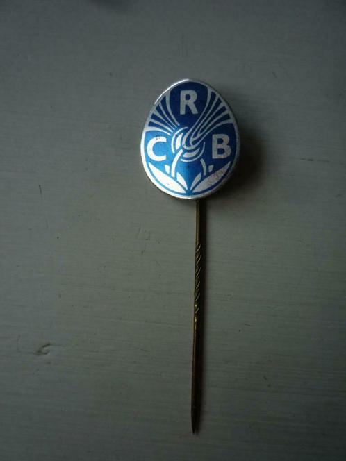CRB Raiffeisenbank Blauw Zilverkleurig Speldje Speld, Verzamelen, Speldjes, Pins en Buttons, Zo goed als nieuw, Speldje of Pin