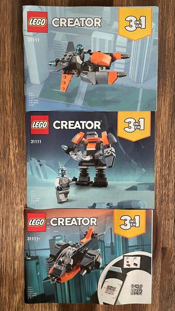 Lego Creator 3in1 Cyberdrone 31111