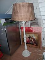 Sta lamp met rieten kap, Huis en Inrichting, Lampen | Vloerlampen, Ophalen, Overige materialen, Gebruikt, 100 tot 150 cm