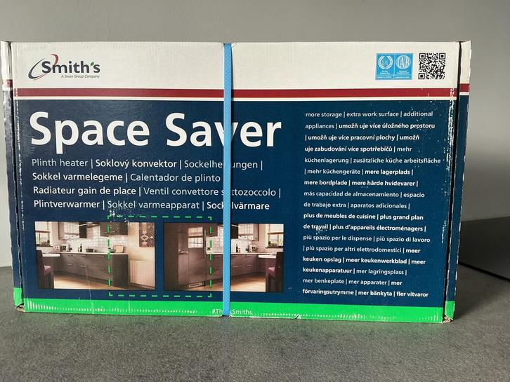 Ongebruikte plintverwarming 0,6/1,2 kW in doos, Huis en Inrichting, Kachels, Nieuw, Inbouw, Overige soorten, Elektrisch, Ophalen