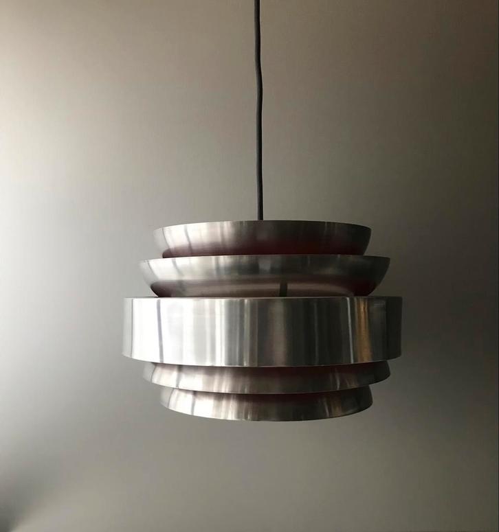 Lakro 70s lamp original pendant silence of the lamps, Huis en Inrichting, Lampen | Hanglampen, Gebruikt, Minder dan 50 cm, Metaal
