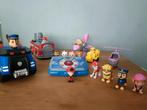 Paw Patrol - figuren, auto's, hoofdkwartier met baan, Kinderen en Baby's, Speelgoed | Actiefiguren, Ophalen, Gebruikt