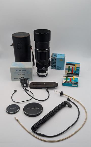 Miranda 200mm lens + accessoires beschikbaar voor biedingen