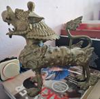 Vintage Chinees bronzen beeld, Ophalen of Verzenden, Zo goed als nieuw
