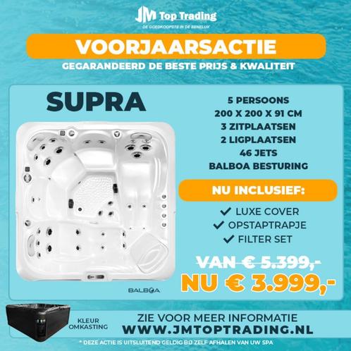 Nieuw Jacuzzi Balboa Supra 200x200 Led muziek cover, Tuin en Terras, Jacuzzi's, Nieuw, Vast, Trap, Ophalen of Verzenden