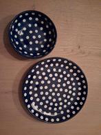 Bunzlau Castle bord. Blauw / Wit, Huis en Inrichting, Keuken | Servies, Nieuw, Ophalen of Verzenden, Bord(en), Overige stijlen