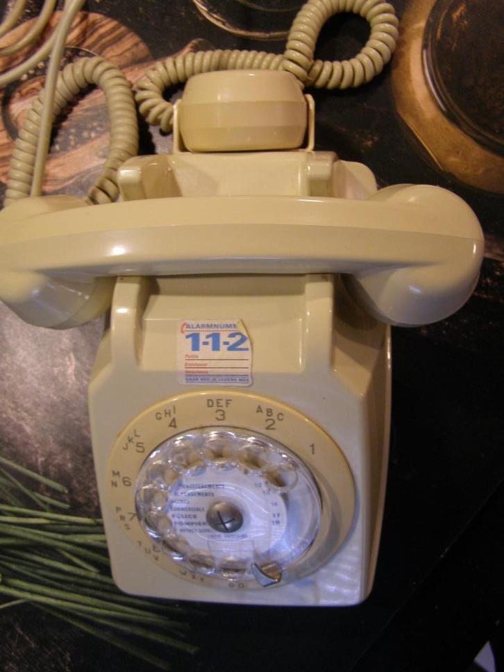 Retro draaischijf Telefoontoestel Thomson CSF PQS5621 AF, Telecommunicatie, Vaste telefoons | Niet Draadloos, Gebruikt, Met draaischijf