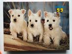 Puzzel West Highland White terriers - 99 stukjes, Hobby en Vrije tijd, Denksport en Puzzels, Minder dan 500 stukjes, Gebruikt