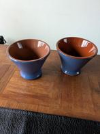 2 terracotta schaaltjes, Ophalen of Verzenden, Gebruikt