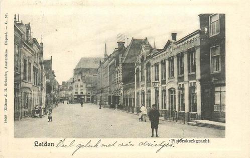 (304-209-011) Leiden Pieterskerkgracht, Verzamelen, Ansichtkaarten | Nederland, Zuid-Holland, Verzenden