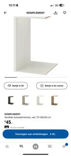 Ikea komplement verdeler, 3x broekhanger en draadmand, Huis en Inrichting, Ophalen, 50 tot 100 cm, Zo goed als nieuw, Minder dan 100 cm