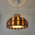 Jaren 70 hanglamp, Ophalen of Verzenden, Gebruikt, Hout, Minder dan 50 cm