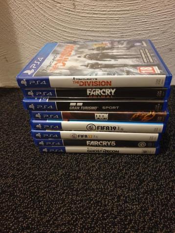 ps4 games  beschikbaar voor biedingen